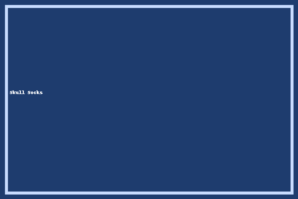 Skull patterned socks in Wildcat colors