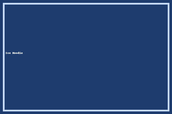 Iced-out Wildcat hoodie in winter navy